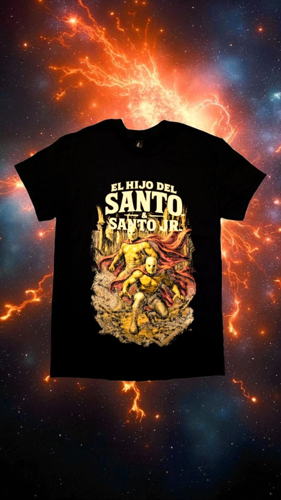 Playera HDS+SantoJR SDCC2025